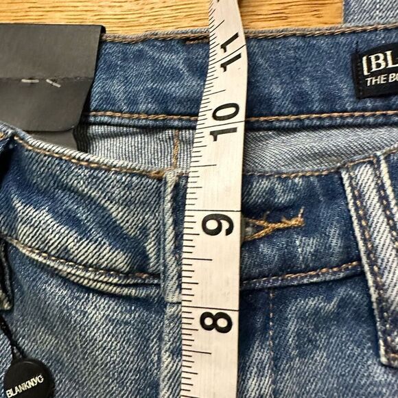 NWT Blank nyc bond frayed jeans mid rise Jean  26 - Picture 7 of 9